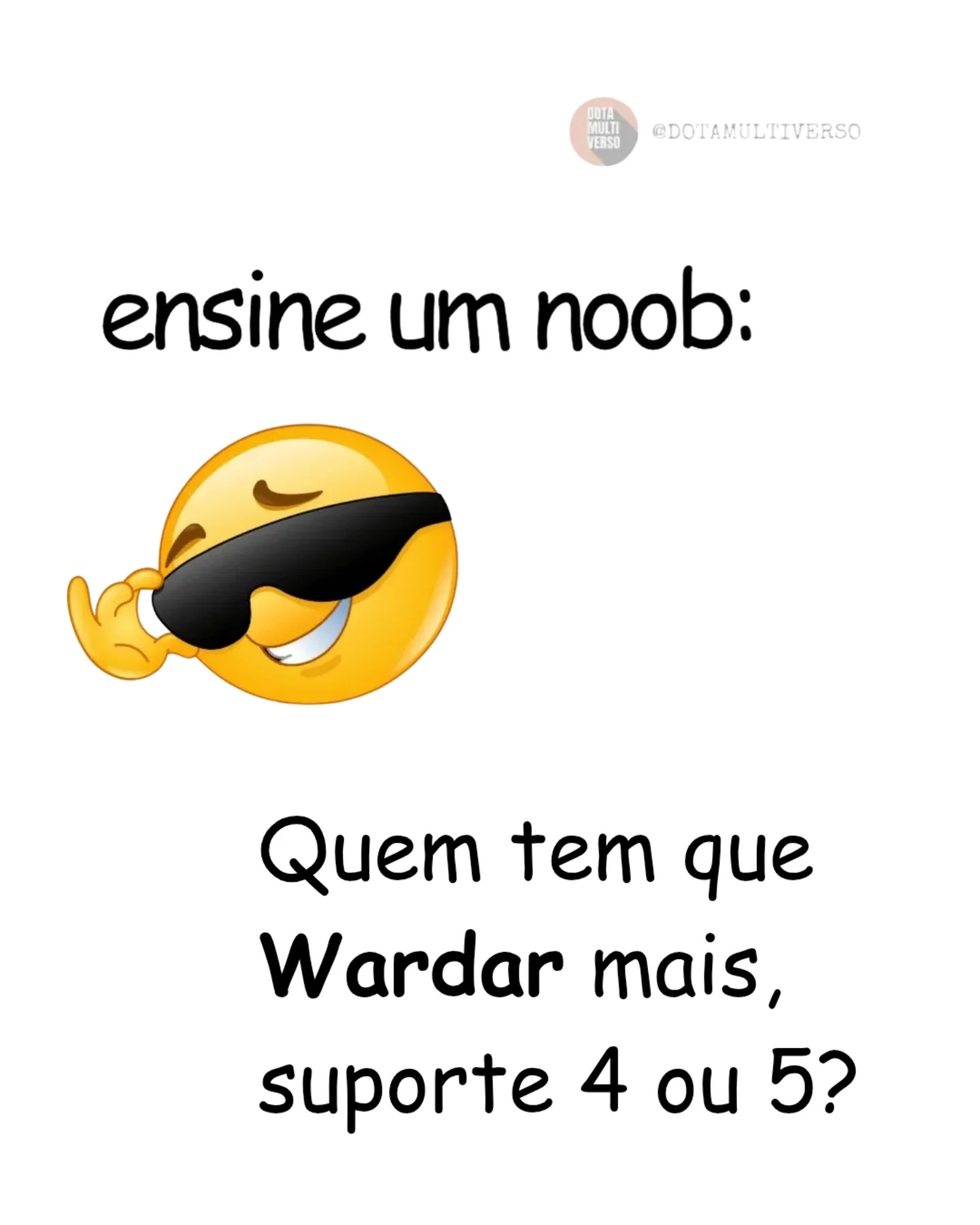 Ensine um noob: quem tem que wardar mais?